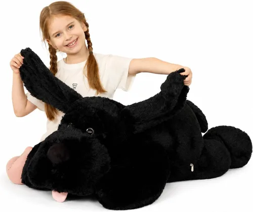 Miniatura 17 de MorisMos Animales de Peluche de Perro Gigante, Perro de Peluche Grande de 31 pulgadas, Almohada Suave de Cachorro Grande de Peluche, Regalos