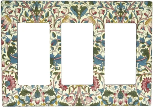 Miniatura 188 de Cubierta de Interruptor de Palanca Única de Asta de Venado de Madera de Estilo Rústico de Granja Placa Decorativa de Pared de 1 Banda Placa Frontal