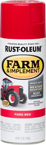 Miniatura 47 de Rust-Oleum 280131-6PK Pintura en aerosol para granjas e implementos, 12 onzas líquidas, color azul Ford, paquete de 6 Ford azul