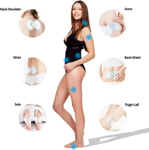 Miniatura 3 de OSITO FSA Unidad TENS inalámbrica Estimulador muscular Máquina de masaje EMS con control remoto recargable mini dispositivo de terapia de alivio