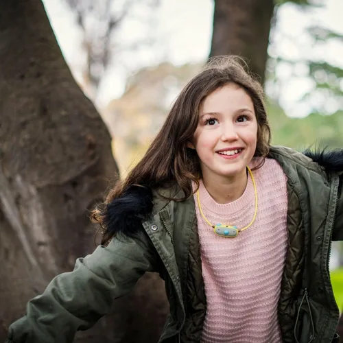 Miniatura 4 de Wearabl - Collar purificador de aire iónico para niños de 3 a 10 años, humo de incendios forestales, tasa de eliminación del 99% verificada por