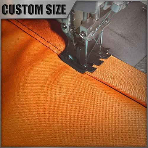 Miniatura 6 de Amgo Vela de Sombra Solar Cuadrada Rectangular Naranja de 4' x 4' Tamaño Personalizado Impermeable Pedido para Hacer UPF50+ AMWTPR0712 Toldo
