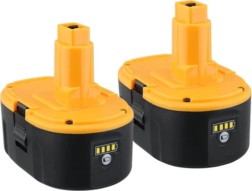 DC9096 Paquete de 2 baterías de repuesto de iones de litio de 6.0Ah 18V para Dewalt compatible con batería Dewalt de 18 V DC9098 DC9099 DW9095
