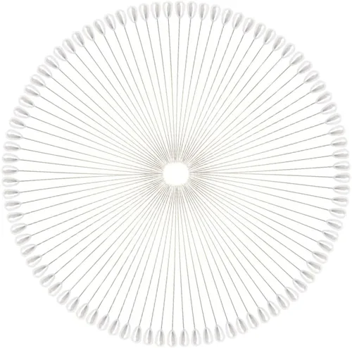 Miniatura 4 de 150 alfileres de ramillete para ramo de boda, diseño de lágrima, perlas blancas, para ramo de boda, para tela, joyería, bricolaje, decoración