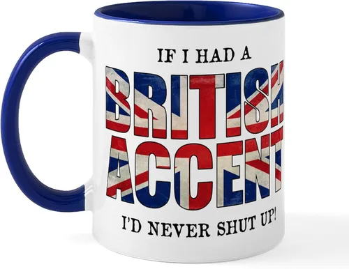 Miniatura 10 de CafePress British American Translations Taza de café de cerámica (11 oz)