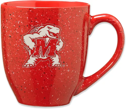Miniatura 468 de Rico Industries NCAA Virginia Tech Hokies Maroon - Taza de café de cerámica grabada con láser, color del equipo, 16 onzas
