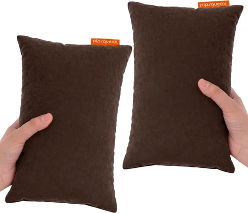 Miniatura 53 de Almohada de microfibra Pipsqueak - Pequeña, Mini, Pequeño - 27.9 x 17.8 cm - Perfecta para viajes, autos, aviones, camping, perros, niños pequeños