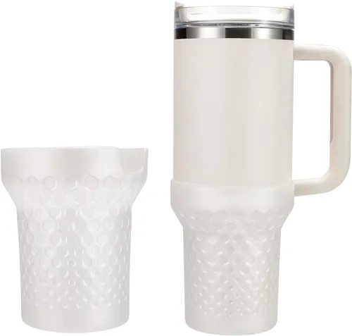 Miniatura 12 de Thxbag Bota de silicona para taza Stanley Cup 30oz / 20oz, funda de protección en color rosa compatible con Stanley H2.0 y Stanley Adventure Cuarzo