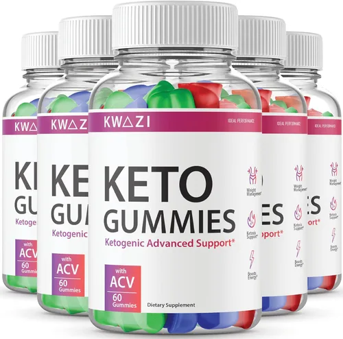 IDEAL PERFORMANCE Paquete de 5 gomitas Kwazii Keto Keazi Kwazi (300 gomitas)