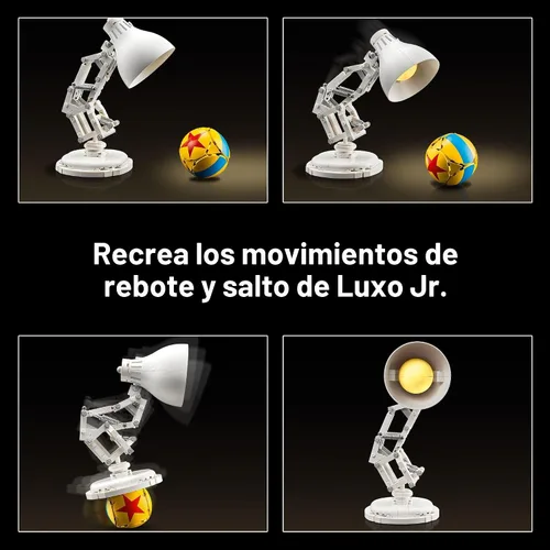 Miniatura 4 de LEGO Ideas Disney Pixar Luxo Jr. - Juego de decoración de habitación y construcción para adultos - Decoración de oficina y escritorio para mujeres