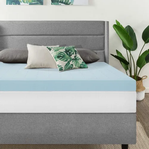 Miniatura 11 de Best Price Mattress 1.5 Inch Ventilated Memory Foam Mattress Topper, Cooling Gel Infusion, CertiPUR-US Certified, Dorm Essentials, Queen