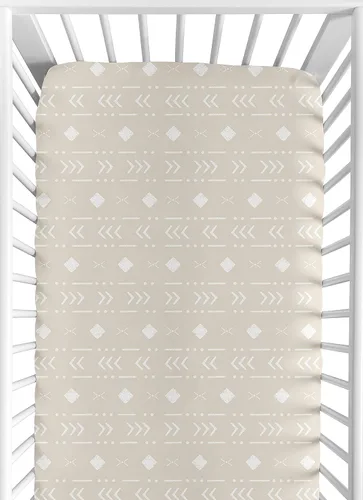 Miniatura 11 de Sweet Jojo Designs Jungle Safari Animales Niño Niña Mini Cuna Sábana Ajustable Bebé Guardería Portátil Cuna Pack Jugar Marrón Taupe Negro y Blanco