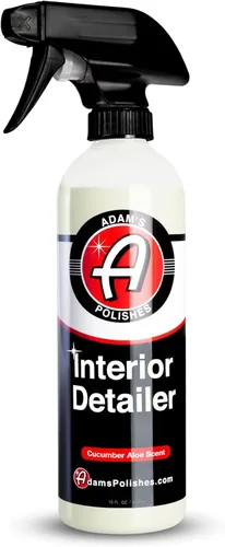 Adam's Polishes Interior Detailer 16 onzas líquidas (pepino aloe) – Limpiador total del interior del automóvil, protector y aderezo | Limpiador