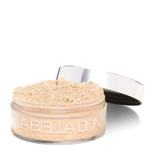 La Bella Donna Base mineral suelta, SPF50 no química, solo 4 ingredientes, segura para arrecifes, no nano, maquillaje mineral natural con protección
