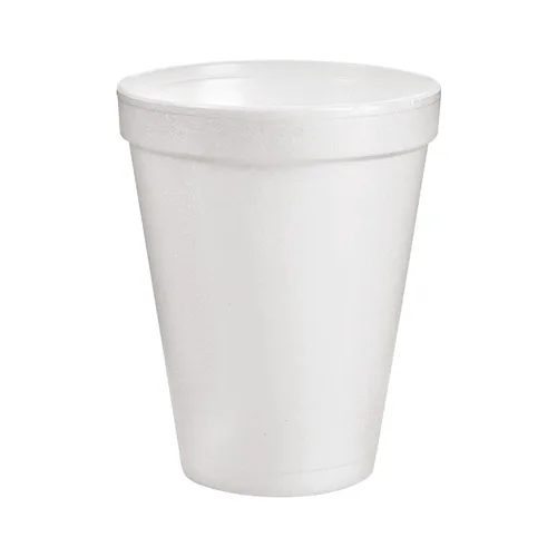 Dart 10J10, vasos térmicos de espuma, 10 onzas, blancos, 25 por bolsa (caja de 40 bolsas)