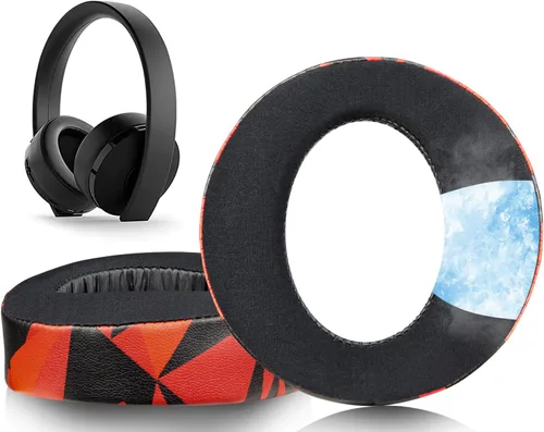 Miniatura 7 de SOULWIT Almohadillas de repuesto para auriculares Sony New Gold Wireless PlayStation PS4 (versión 2018), almohadillas con espuma de alta densidad