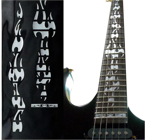 Miniatura 4 de Jockomo - Adhesivo metálico con incrustaciones de guitarra celta