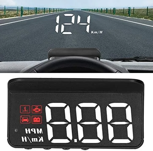 Miniatura 2 de Coche, HUD Proyector Multifunción Medidor de Alarma de Alarma de Fatiga Conducción Recordatorio