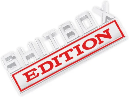 Miniatura 10 de Emblema Edición Caja de Basura, Adhesivo de Letra 3D, Emblema de Exterior para Coche, Adhesivo de Emblema 3D, Adhesivo de Guardabarros 3D para Coche