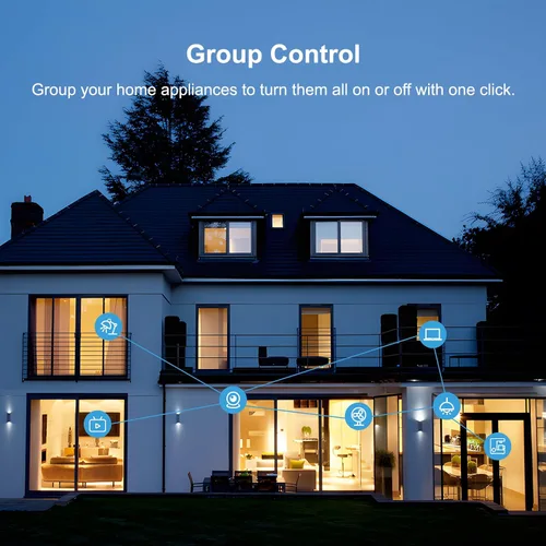 Miniatura 6 de Enchufe inteligente, enchufes WiFi funcionan con Alexa y Google Assistant, toma inteligente con temporizador y controlador de grupo, salida WiFi