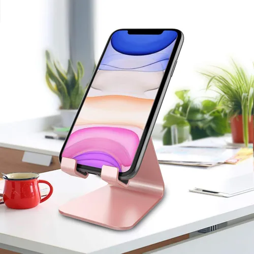 Miniatura 3 de CreaDream Soporte para teléfono celular, cuna, soporte, soporte de escritorio de aluminio compatible con Switch, todos los teléfonos inteligentes