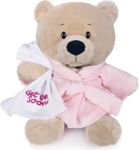 Miniatura 9 de My OLi Oso de peluche Get Well Soon de 7 pulgadas, animal de peluche con capucha, oso suave de recuperación rápida, felpa cómoda para visitas al