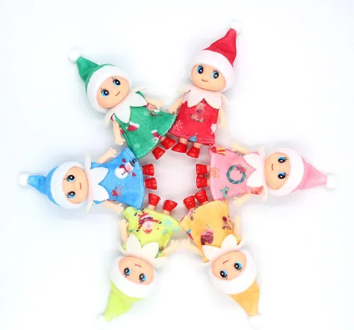 Miniatura 7 de WULEEUPER - Muñecas pequeñas de elfo bebé Decoración navideña de elfo en miniatura Regalo para recién nacido Muñecas de bebé para niña y niño