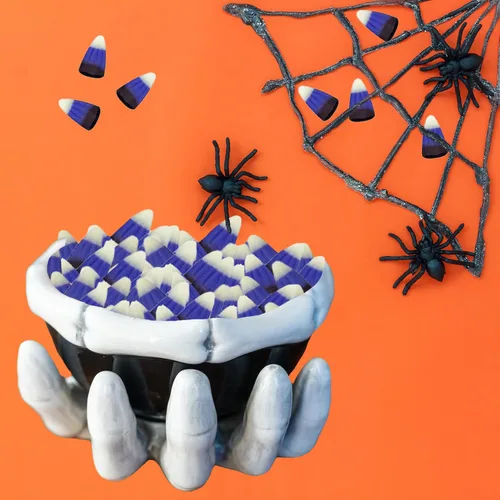 Miniatura 5 de Fruidles Golosinas de maíz de caramelo de Halloween, aperitivos divertidos y festivos (1 libra, zapateros de moras)