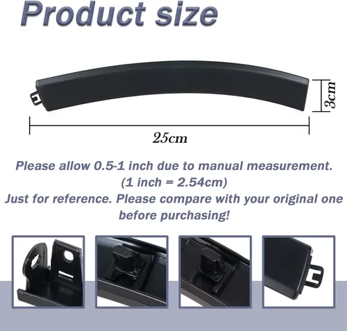 Miniatura 3 de Para Honda CRV 2007-2011 parachoques delantero rueda Fender ceja moldeo ajuste izquierda