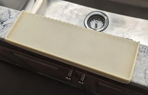 Miniatura 6 de SiliSink - Protector de borde de silicona para fregadero de cocina, se adapta a 3.75 a 4 pulgadas de ancho, el protector de bordes de silicona