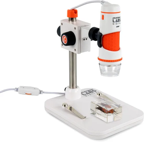 Miniatura 2 de Microscopio Celestron 5 MP digital, de mano