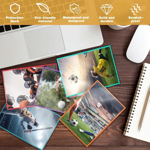 Miniatura 3 de 1000 unidades de fundas para tarjetas de carga superior para cartas coleccionables, 10 colores de fundas suaves para tarjetas de béisbol estándar