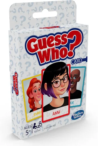 Miniatura 5 de Hasbro Gaming ¿Quién es Quién? Juego de cartas para niños, juego de adivinanzas para 2 jugadores, actividades divertidas de verano, elementos