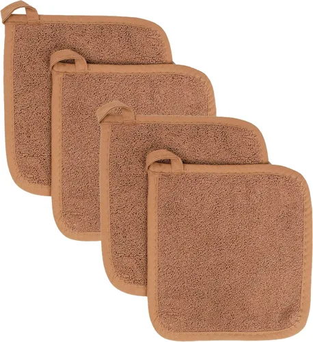 Miniatura 27 de RITZ Agarraderas para ollas y salvamanteles de rizo: Resistente al calor sin igual, duradero 100% algodón – Diseñado ergonómicamente para un agarre