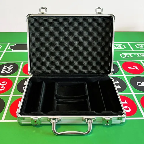 Miniatura 3 de SEETOOOGAMES 200pcs Capacity Empty Aluminum Poker Chip Case Only