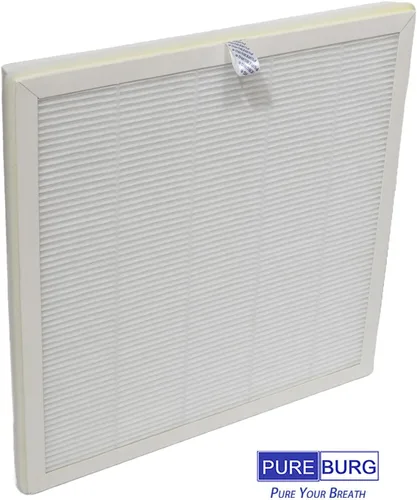 Miniatura 4 de PUREBURG Filtro HEPA de repuesto compatible con purificador de aire LAMPICK Cleaner-A6, paquete de 2 unidades H13 de carbón activado por filtración