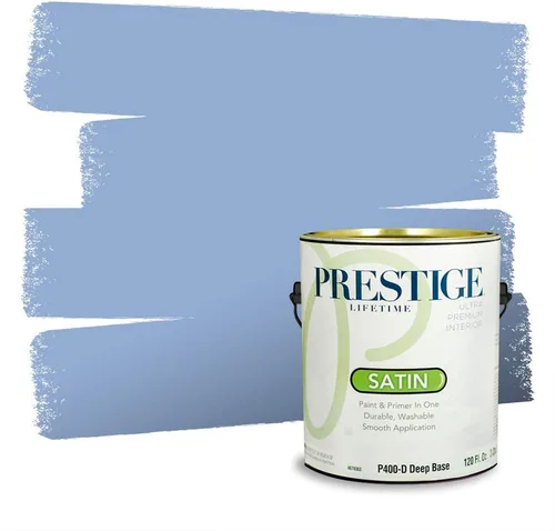 Miniatura 483 de Pintura Exterior + imprimación PRESTIGE, todo-en-uno, 1 galón, acabado mate, color comparable al Valspar* Royal Gray* VS151-Gris real