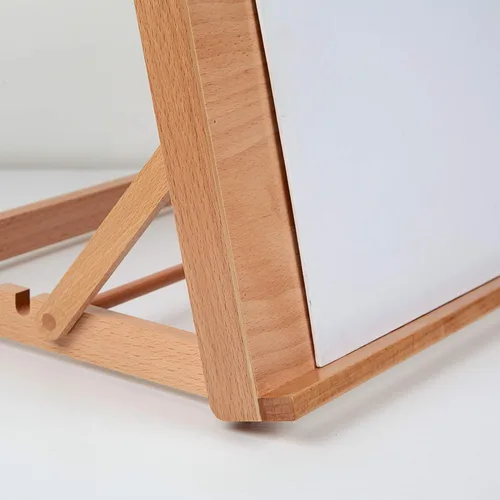 Miniatura 7 de Falling in Art - Caballete de mesa de madera con 5 posiciones, para dibujo y bocetos, 16 1/2 pulgadas por 12 1/8 pulgadas