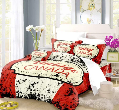 Miniatura 6 de REALIN Hawthorn Bedding - Juego de funda de edredón 3D, juego de cama de bosque japonés y río de montaña de 2/3/4 piezas, fundas de edredón
