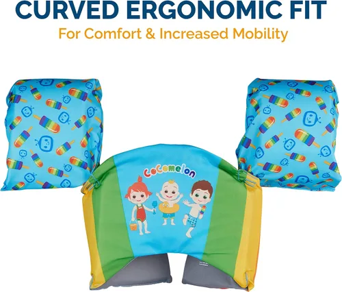 Miniatura 3 de SwimWays Swim Trainer, US Coast Guard Approved Life Vest Kids Swim Vest, Arm Floaties & Life Jackets for Kids 33-55 lbs