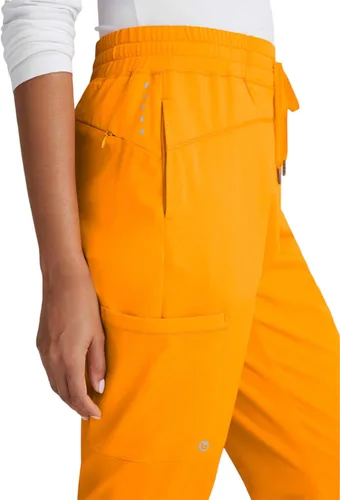 Miniatura 5 de Barco One Pantalón deportivo, pantalón quirúrgico de altura media, con tejido elástico de 4 vías y 3 bolsillos, para mujer