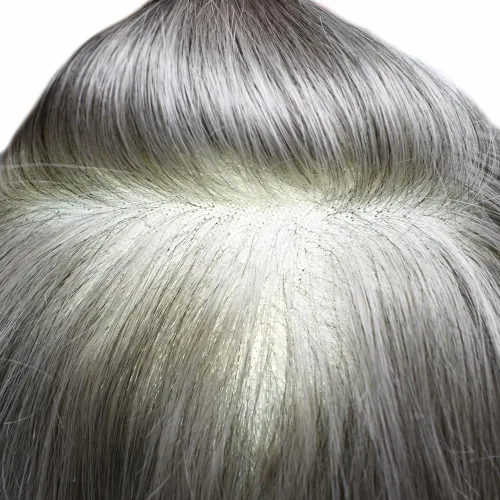 Miniatura 6 de Toupee para hombres Sistema de cabello humano real para hombres Encaje suizo completo para hombre Toupee Lace Hair Piece para hombres Sistema