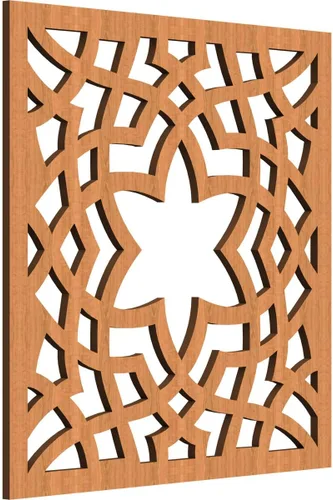 Miniatura 19 de París - Paneles de pared decorativos de madera con calado, extra pequeños, 7 3/8 pulgadas de ancho x 7 3/8 pulgadas de alto x 1/4 pulgadas de alto