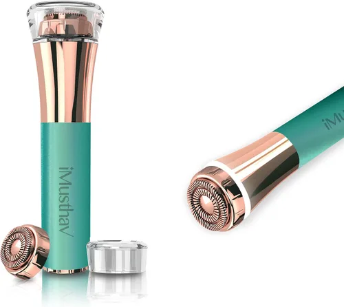 Miniatura 9 de Depilación facial para mujeres, removedor de vello facial eléctrico sin dolor e impecable, afeitadora facial y recortadora para labio superior
