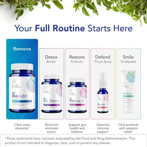 Miniatura 6 de Biocidin Capsules – Disruptor de Biopelícula – Apoya la Limpieza de Desintoxicación Intestinal, Equilibrio Microbiano Saludable, Función Inmunitaria