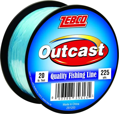 Miniatura 6 de Zebco Outcast Línea de Pesca de Monofilamento, Baja Memoria y Estiramiento, Alta Resistencia a la Tensión