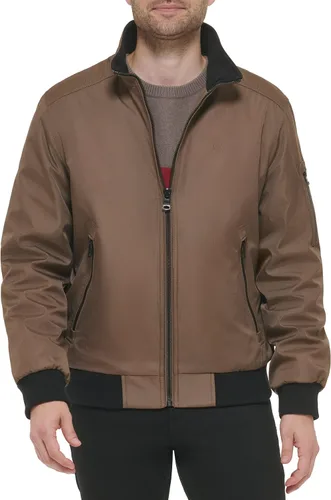 Miniatura 13 de Calvin Klein Abrigos de invierno para hombre - Chaqueta softshell con capucha forrada de sherpa