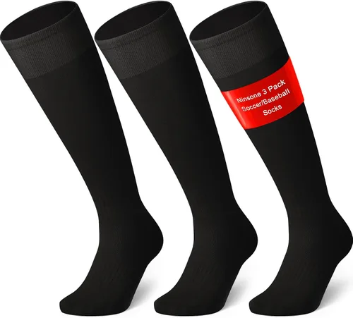 3 pares de calcetines de béisbol y sóftbol para jóvenes, niños, niñas, hombres y mujeres, calcetines de fútbol