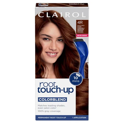 Miniatura 35 de Clairol Root Touch-Up de Nice'n Easy - Tinte permanente para el cabello, color caoba claro 6R/Marrón rojizo claro, paquete de 2 6R castaño