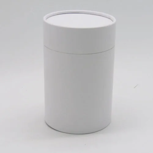 Miniatura 3 de WENPACK Paquete de 12 tubos de cartón con tapa, recipiente redondo de cartón (2.44 pulgadas de profundidad x 2.36 pulgadas de alto, Kraft)